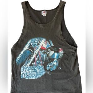 Vintage 90s motorcycle tank top